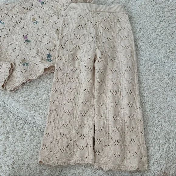 Zara Floral Crochet Knit Set - Picture 4 of 9